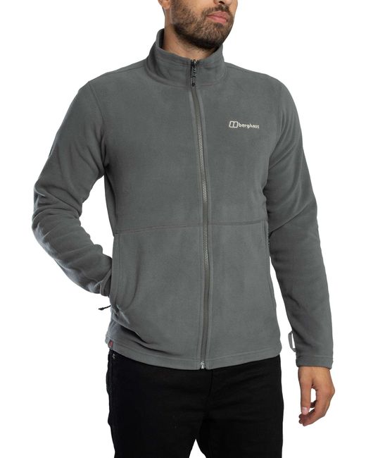 Berghaus Gray Prism Micro Interactive Polartec Fleece Jacket for men