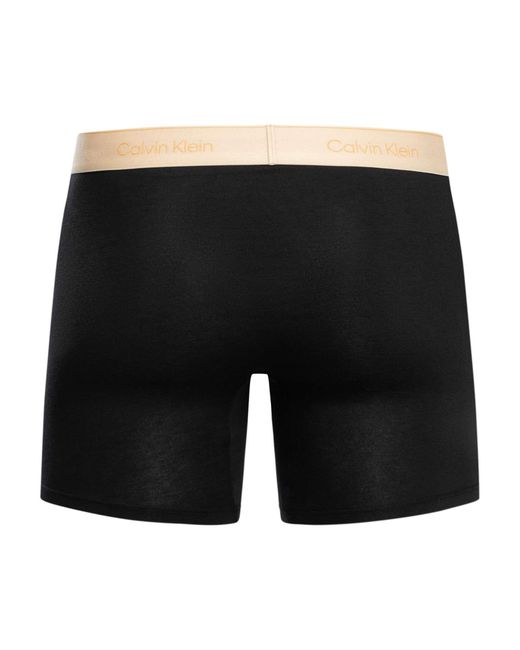 Calvin Klein Black 5 Pack Icon Boxer Briefs for men