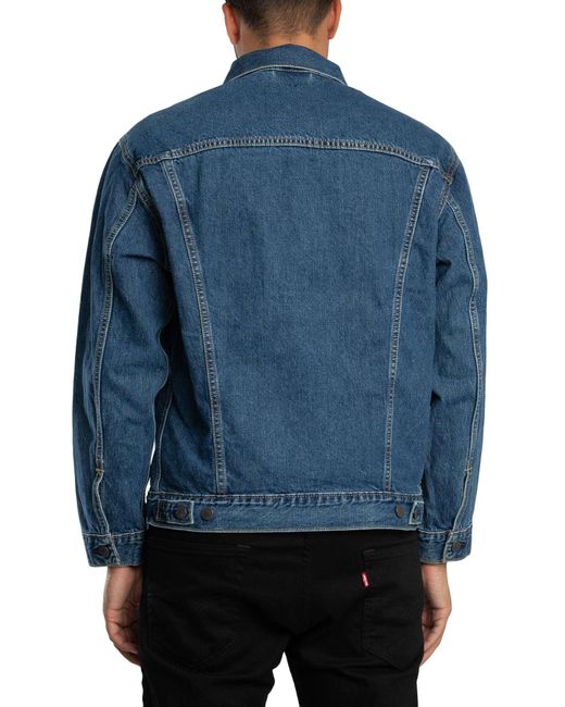 Levi's Blue Relaxed Fit Trucker Jacket for men