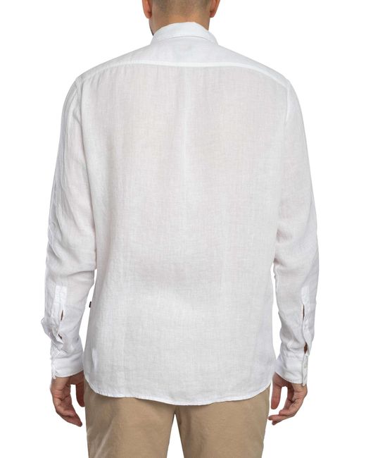 Boss White Relegant Regular Shirt for men