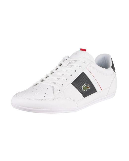 Lacoste White Chaymon 0721 1 Cma Synthetic Leather Trainers for men