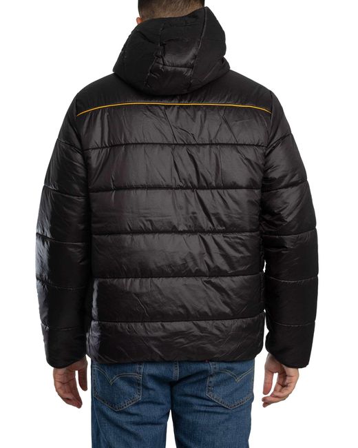 Sergio Tacchini Black Padova Puffer Jacket for men