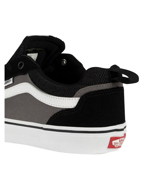 Vans Black Filmore Suede Canvas Trainers for men