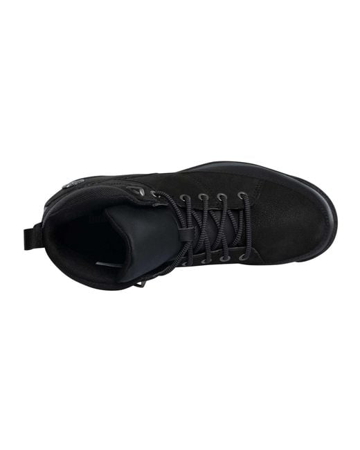 Timberland Black Euro Rock Mid Lace Boots for men