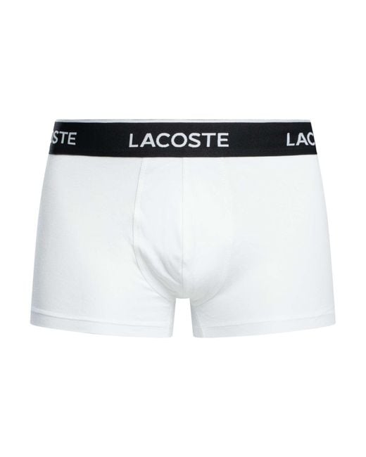Lacoste Black 7 Pack Trunks for men