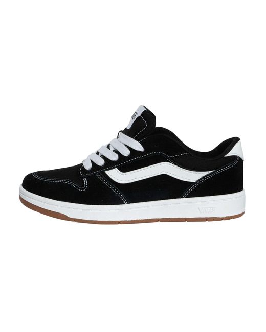 Vans Black Ryland Suede Canvas Trainers for men