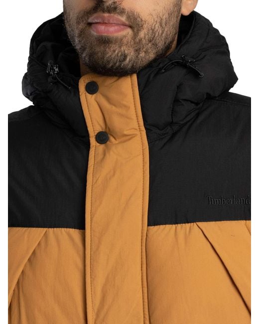 Timberland Blue Durable Water Repellent Puffer Jacket for men