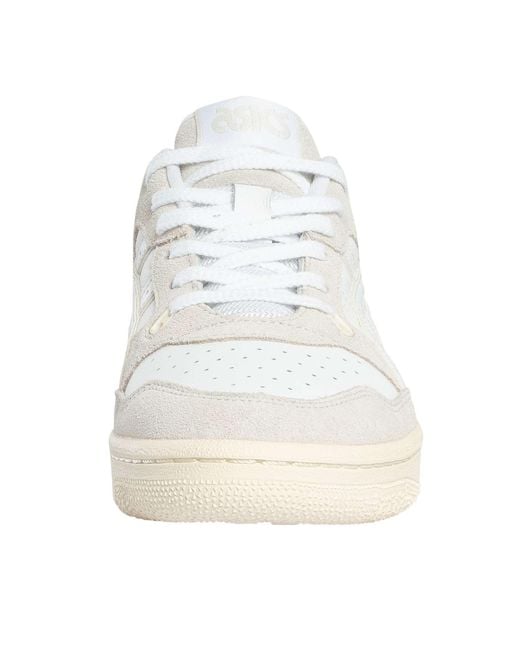 Asics White Ex39 Leather Suede Trainers for men