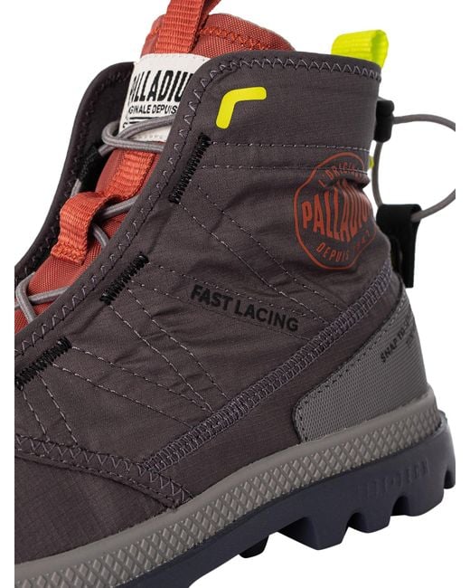 Palladium Brown Pampa Travel Lite Boots for men