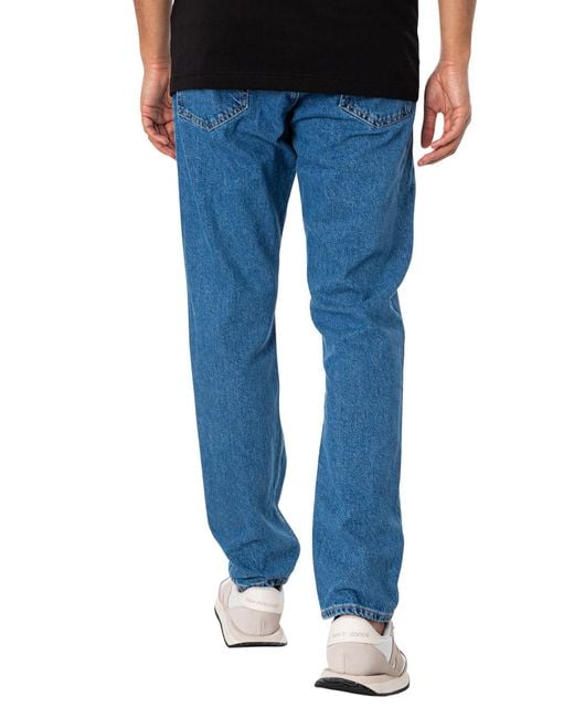 Calvin Klein Blue Authentic Straight Jeans for men