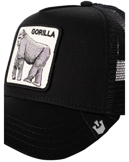Goorin Bros Black The Gorilla Trucker Cap for men