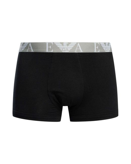 Emporio Armani White 3 Pack Trunks for men