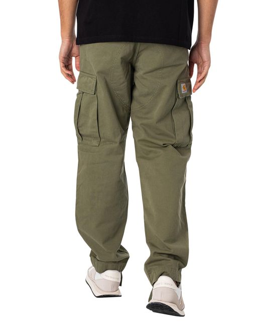 Carhartt Green Regular Cargo Trousers for men