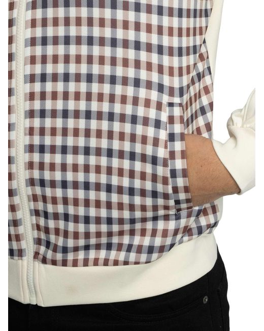 Aquascutum White Scuba Track Jacket for men