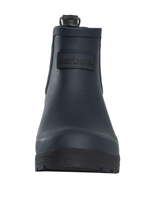 Barbour Blue Fynn Ankle Wellington Boots for men
