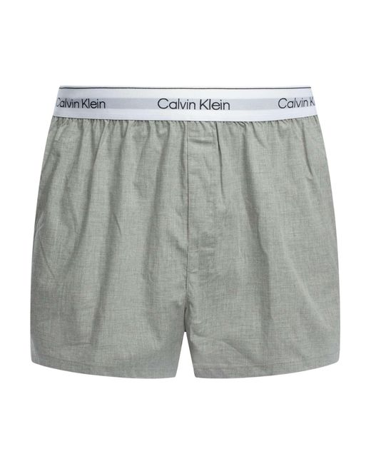 Calvin Klein Black 3 Pack Icon Slim Boxers for men