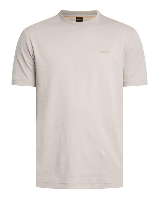 Boss Gray Te Interlock T-shirt for men