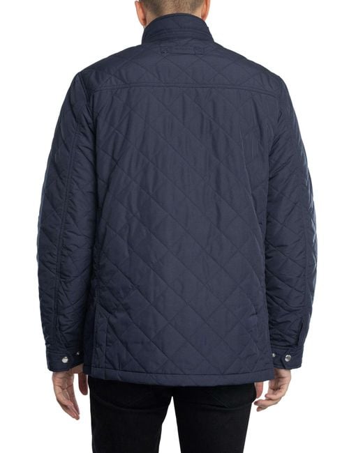 Gant Blue Quilted Windcheater Jacket for men