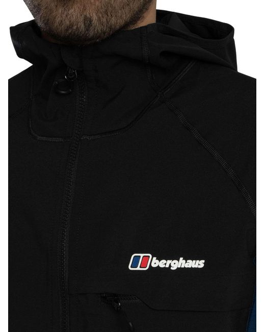 Berghaus Black Waverthree Hooded Jacket for men