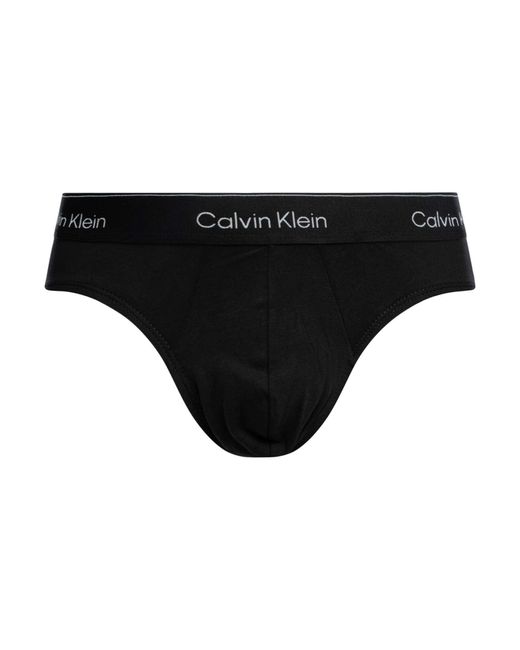 Calvin Klein Black 3 Pack Icon Hip Briefs for men