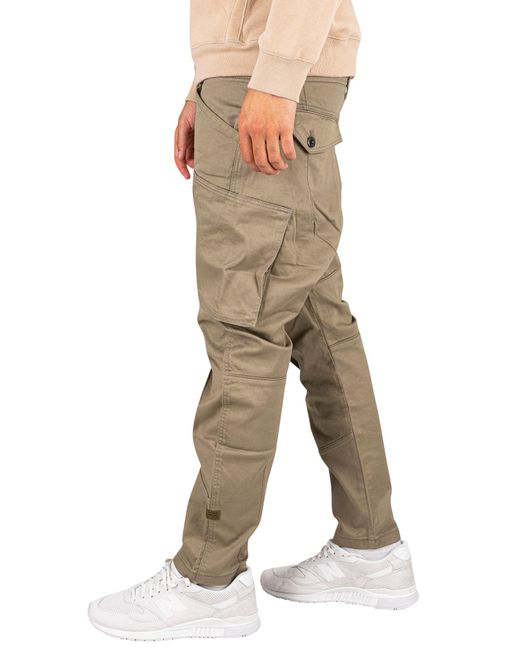 G-Star RAW Natural Zip Pocket 3d Skinny Cargo Trousers for men