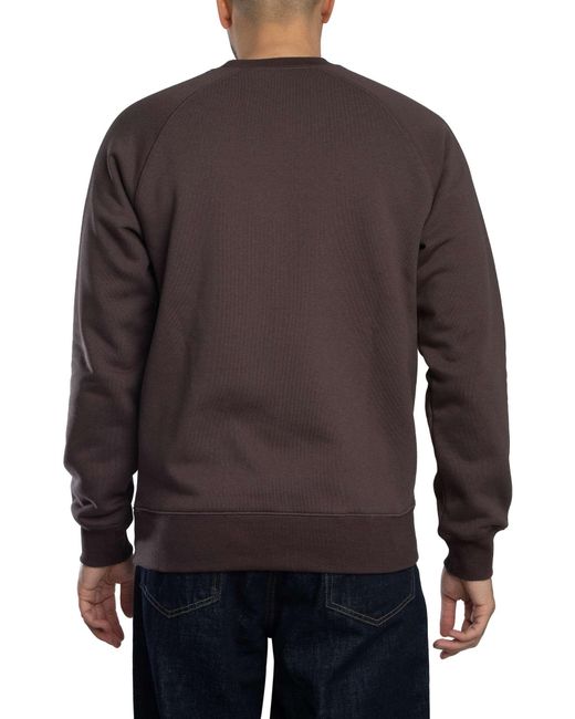 Carhartt Gray Chase Sweatshirt for men