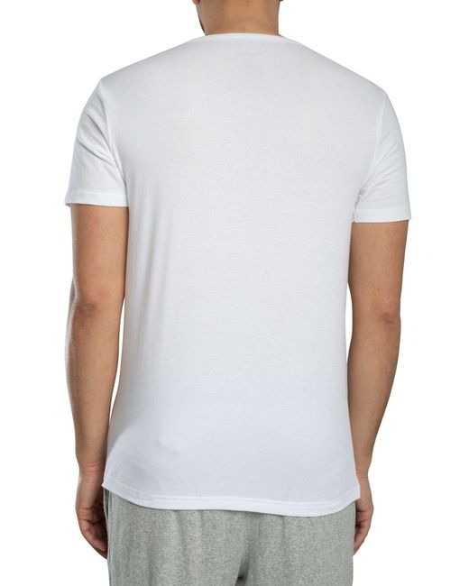 Lyle & Scott White 5 Pack Basic Lounge T-shirt for men