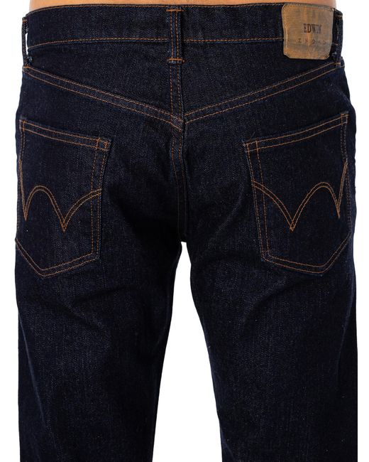 Edwin Blue Slim Tapered Kaihara Jeans for men