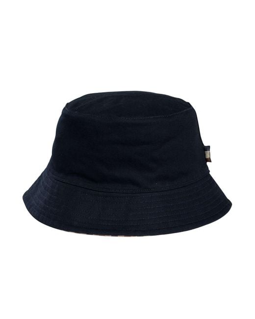 Aquascutum Natural Iconic Reversible Bucket Hat for men