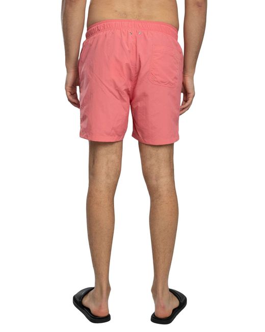 Gant Pink Logo Swim Shorts for men