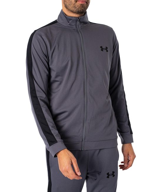 Under Armour Blue Knit Tracksuit for men