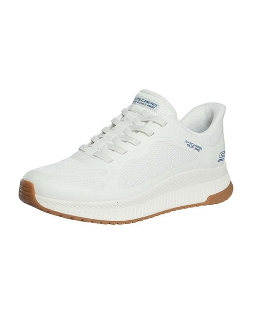 Skechers White Slip-ins Bobs Sport Squad Chaos 4 Trainers for men