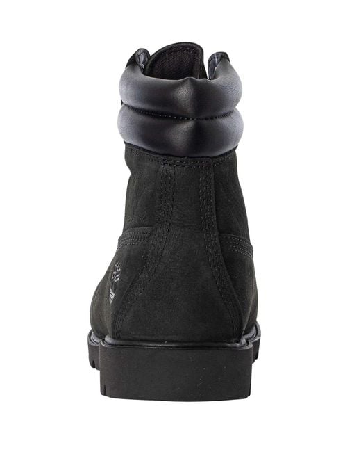 Timberland Black 6 Inch Basic Leather Boots for men