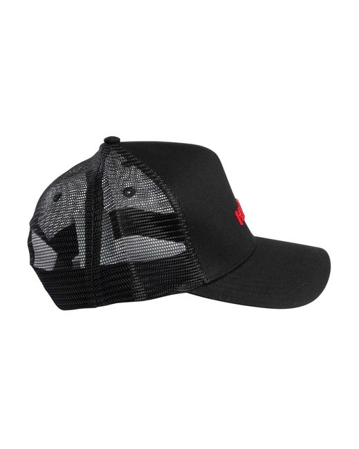 HUGO Black Marsel Trucker Cap for men