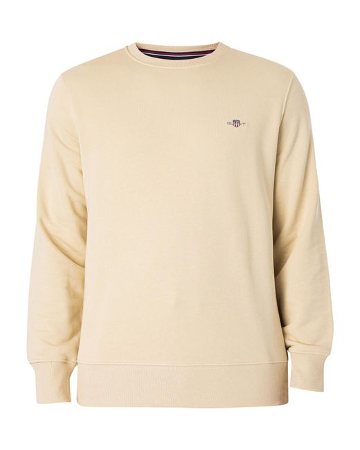 Gant Natural Regular Sweatshirt for men