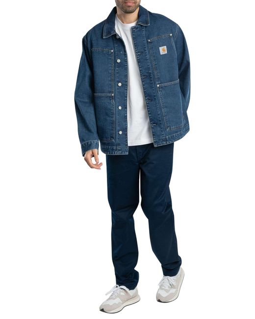 Carhartt Blue Master Relaxed Tapered Fit Chino for men