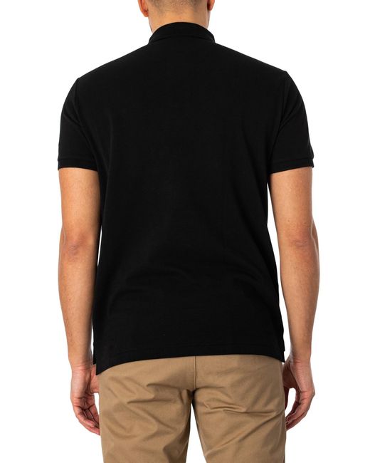 Polo Ralph Lauren Black Slim Polo Shirt for men