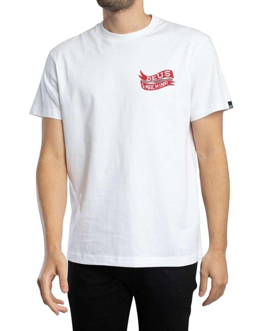 Deus Ex Machina White Jailer Sappy T-shirt for men