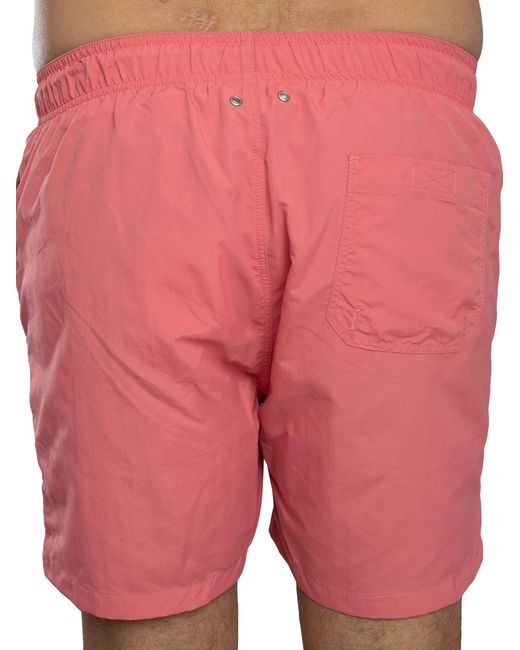 Gant Pink Logo Swim Shorts for men