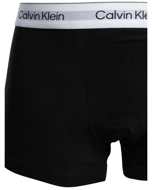 Calvin Klein Gray 3 Pack Icon Relaxed Fit Trunks for men