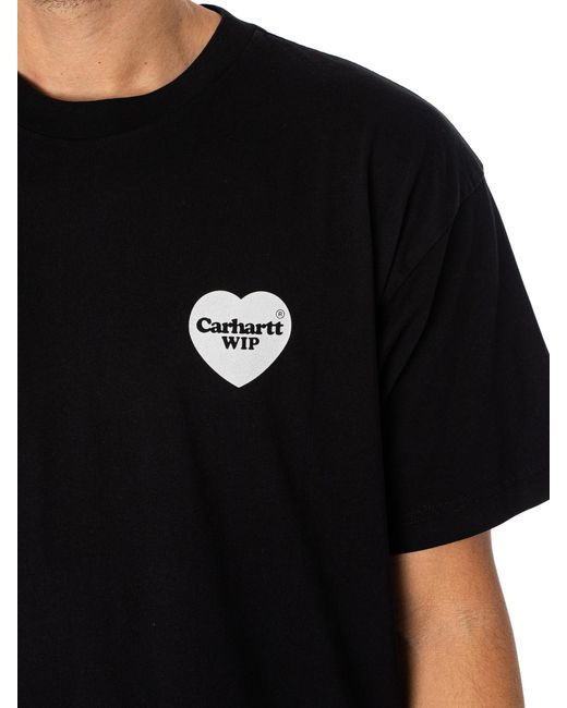 Carhartt Black Back Heart Bandana T-shirt for men