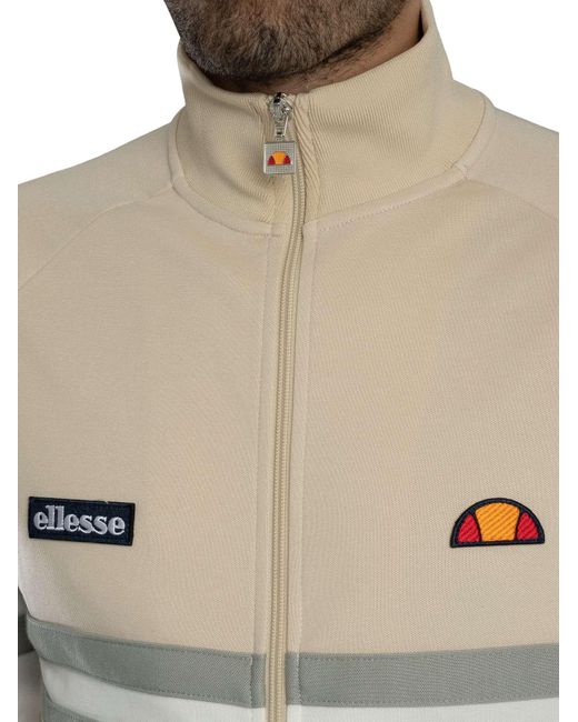 Ellesse White Rimini Track Jacket for men