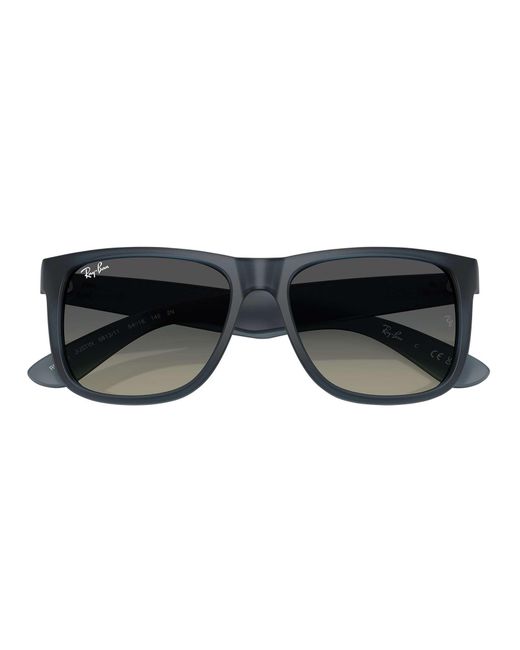 Ray-Ban Black Justin Classic Square Sunglasses for men