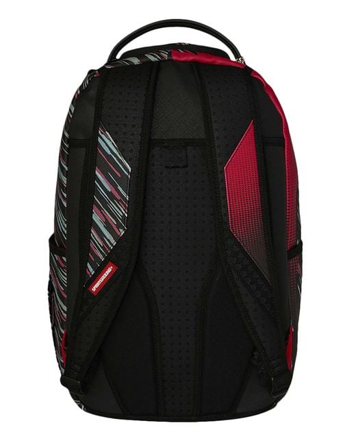Sprayground Red Split Design Backpack for men