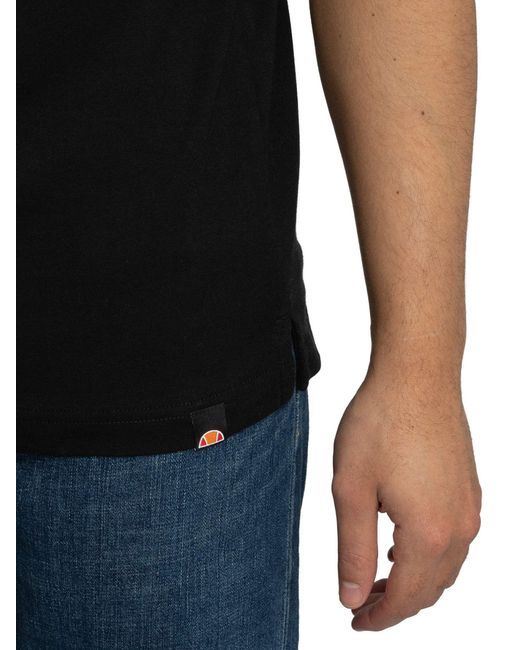 Ellesse Black Lessepsia Polo Shirt for men