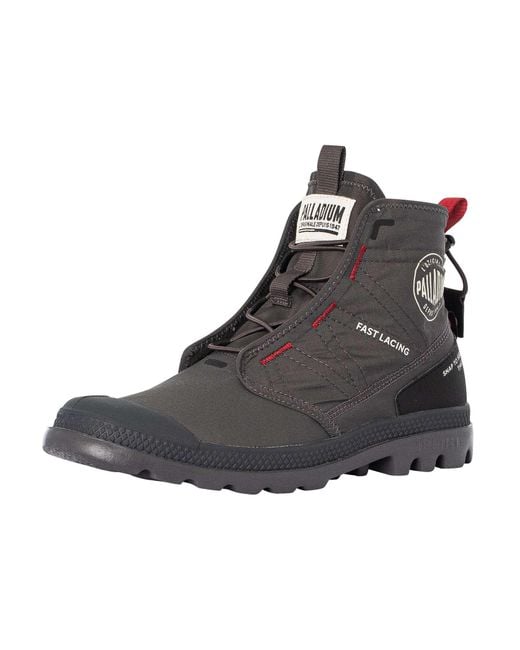Palladium Black Pampa Travel Lite Boots for men