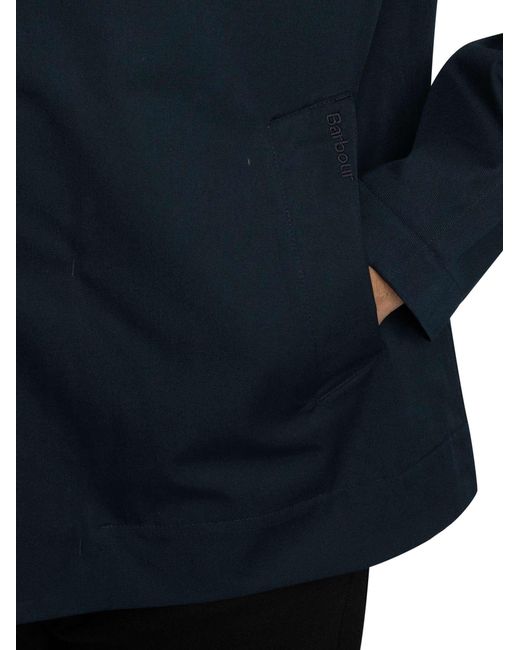 Barbour Blue Short Rokig Waterproof Jacket for men