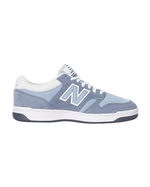 New Balance Blue 480 Suede Trainers for men
