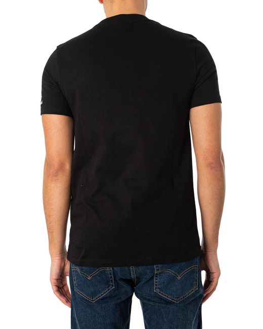 Sergio Tacchini Black Adamo T-shirt for men