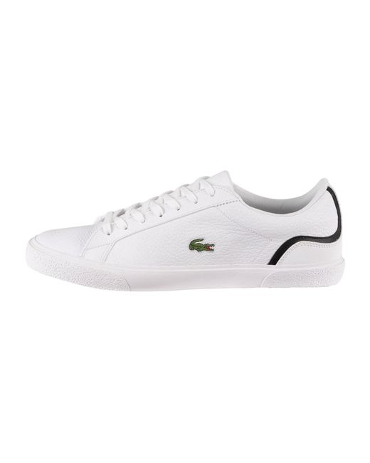 Lacoste Lerond 220 1 Cma Leather Trainers in White for Men | Lyst Canada